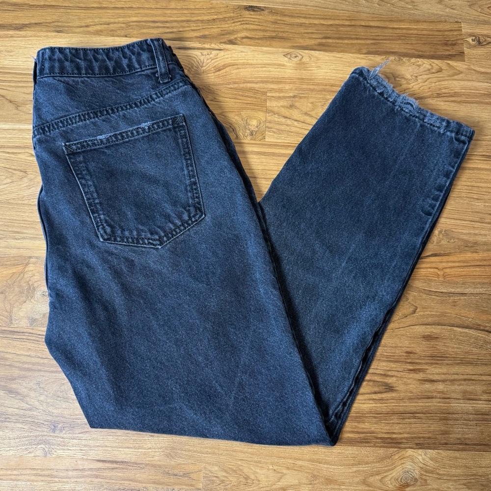 We The Free Black Jeans Women’s 28 Dakota Straight Leg High Rise Free People